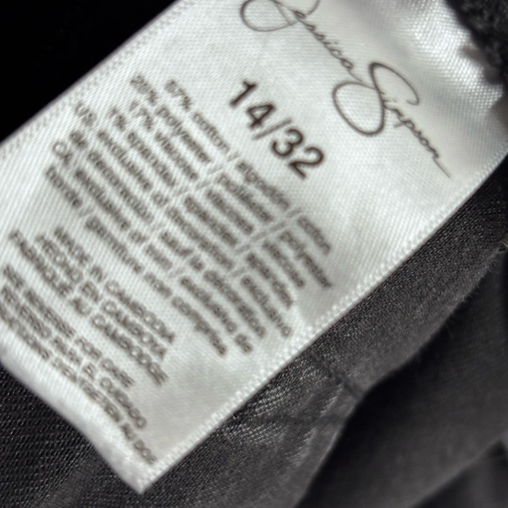 Jessica Simpson Women's Dark Black Skinny Jeans - Picture 5 of 5